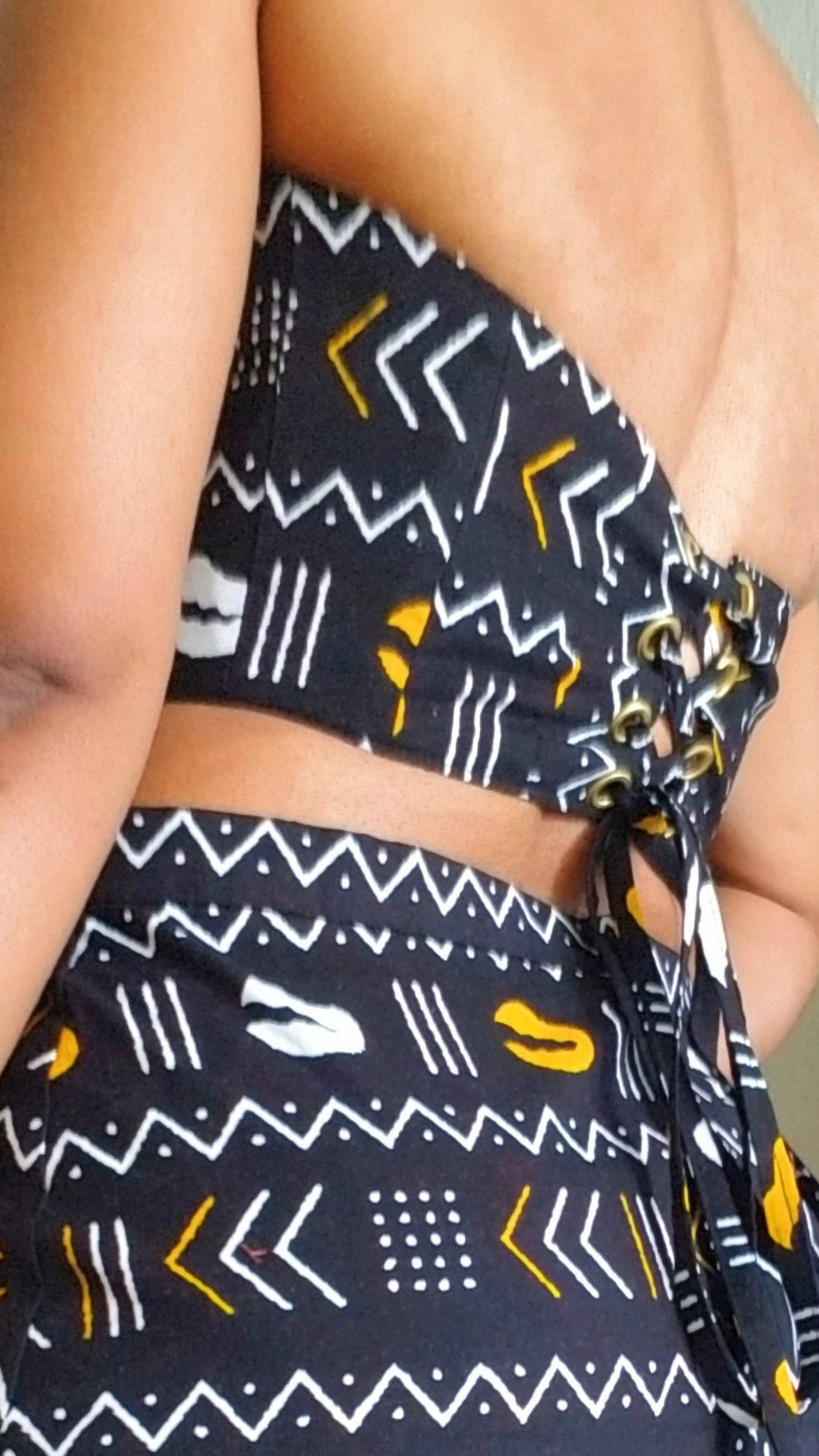 The Ashanti Corset Cropped Top | Irit Gordon Designs