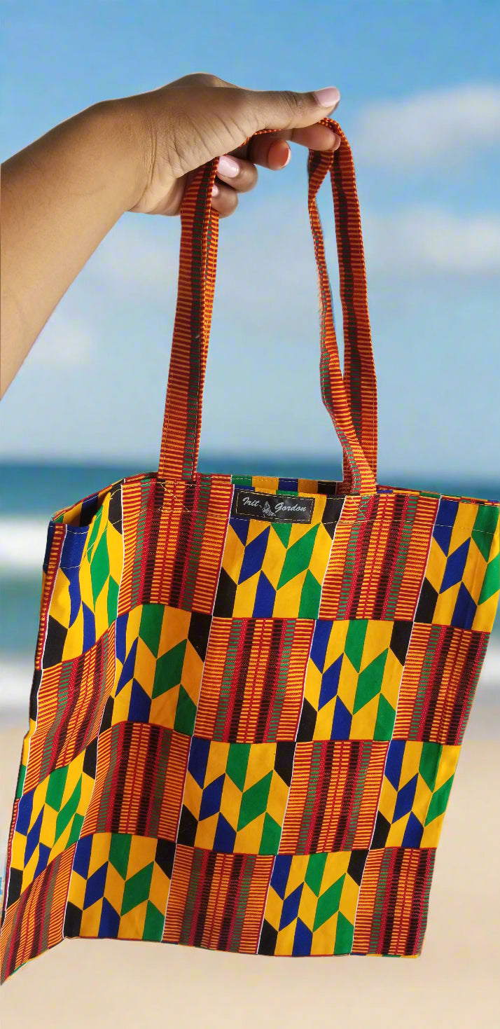 Kente Cloth Tote Bag | Irit Gordon Design