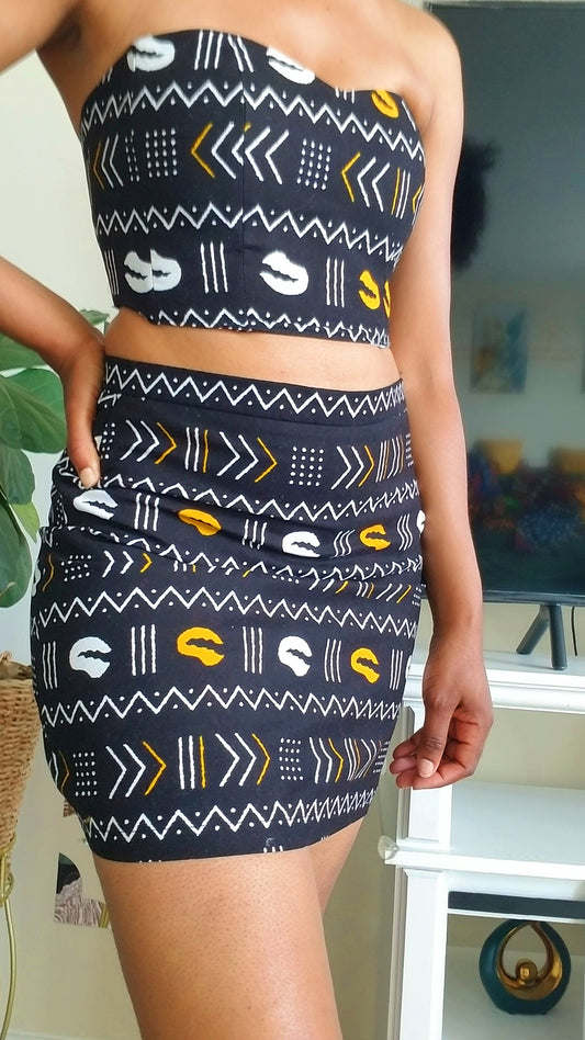 The Ashanti Corset Cropped Top | Irit Gordon Designs