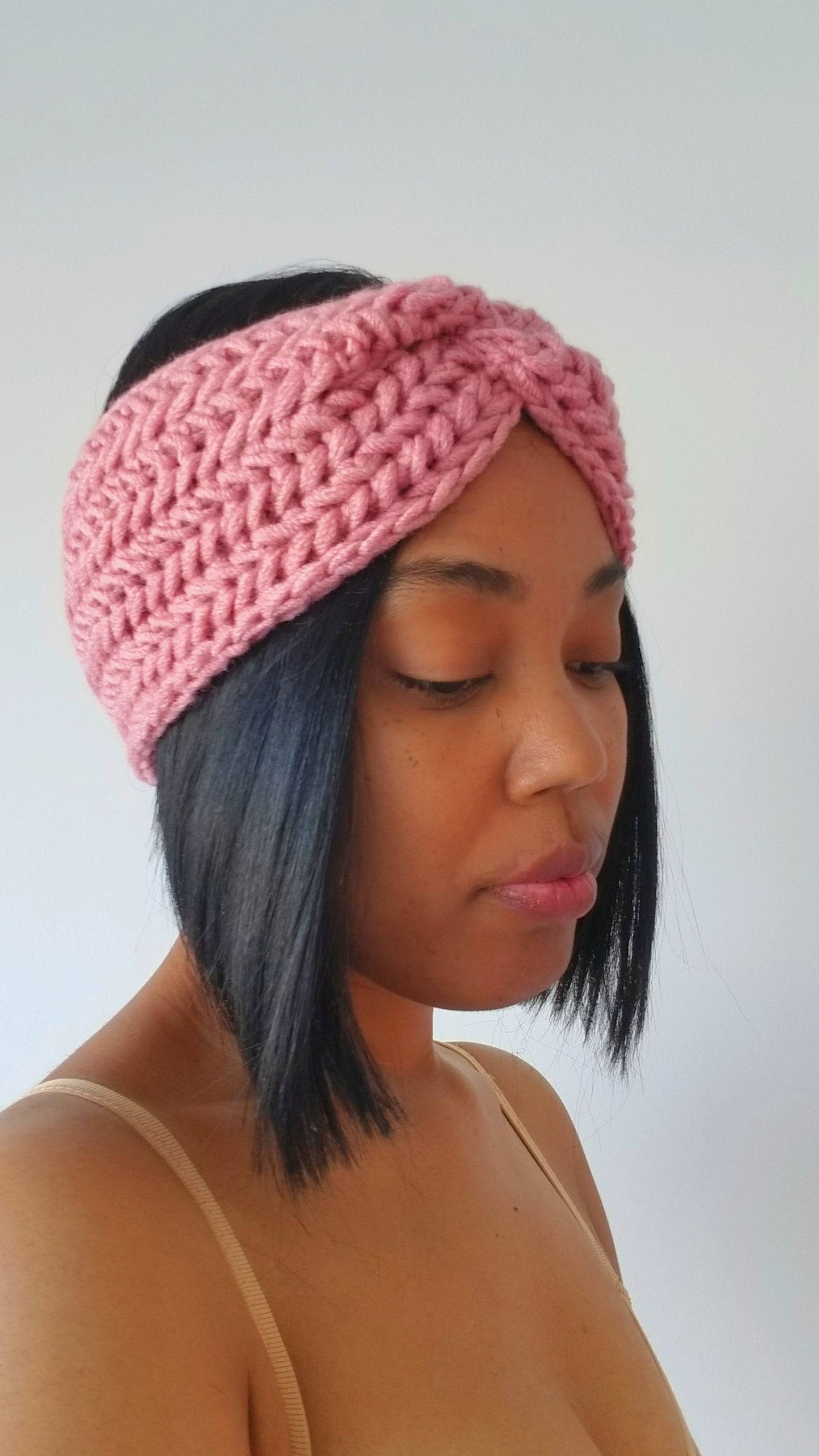 knit Headband Ear Warmer-Multi colors-Pick your color- Warm twisted chunkyturban