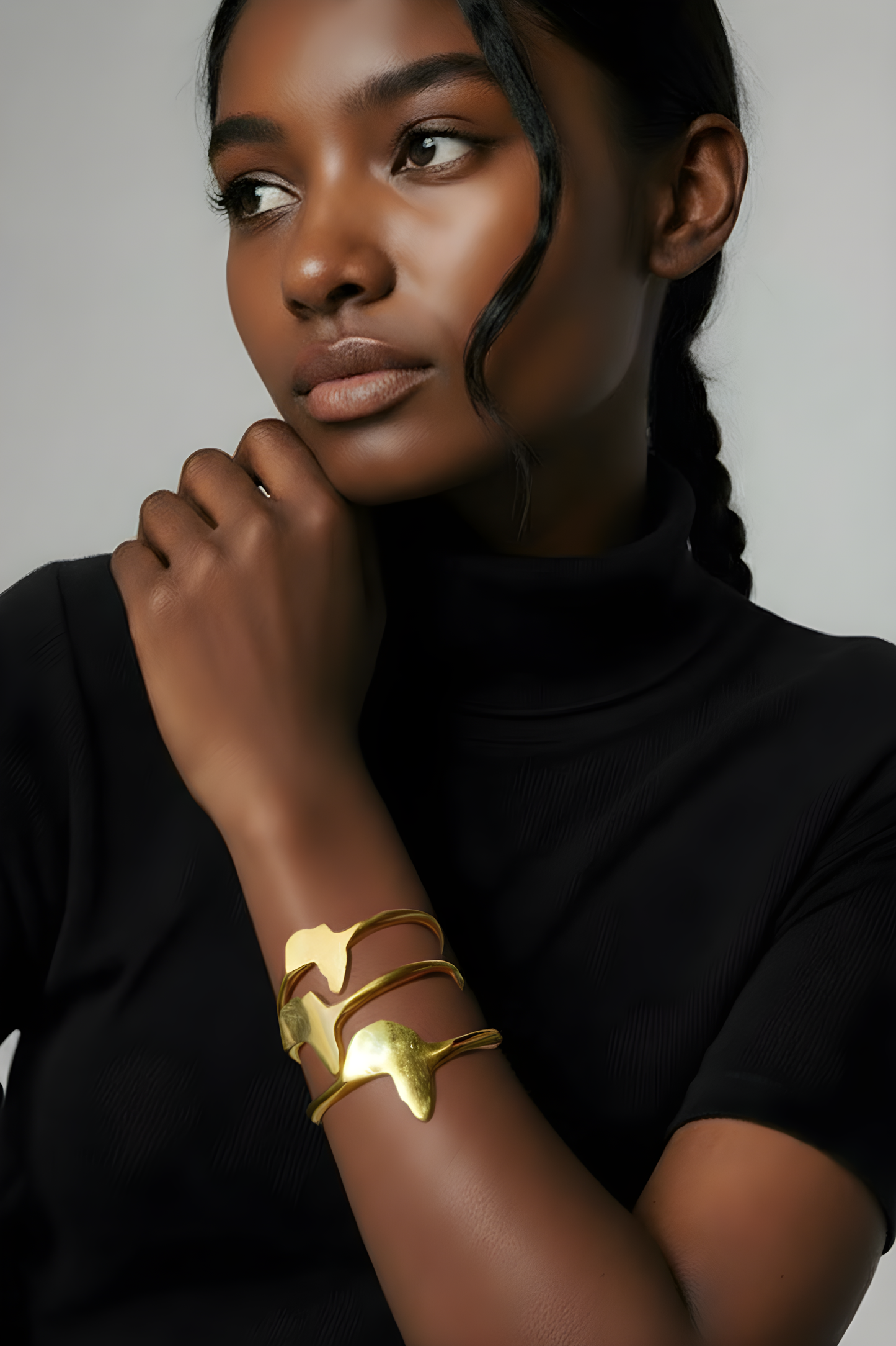 Africa Gold Unisex Adjustable Bangle Bracelet